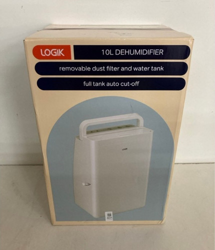 Logik 10l dehumidifier - logik, white