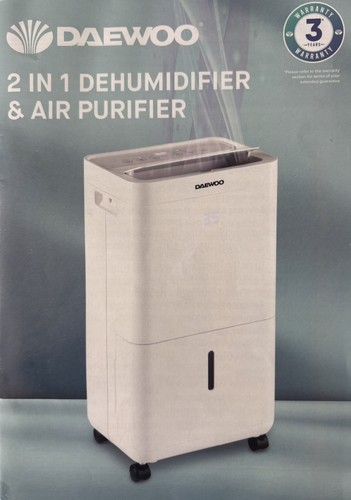 Daewoo 12l dehumidifier - daewoo, air