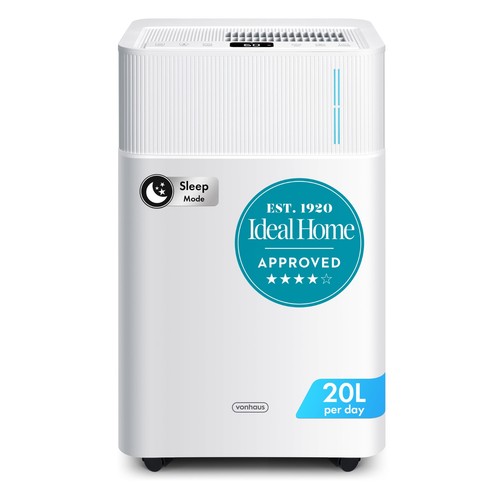 Vonhaus dehumidifier 20l day - dehumidifier, 20l/day