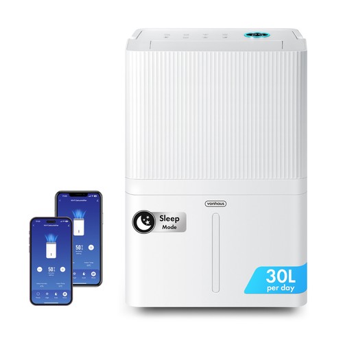Vonhaus dehumidifier 30l - vonhaus, 30l/day