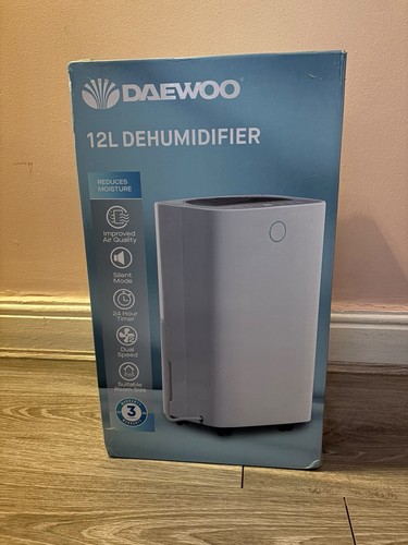 Daewoo dehumidifier 12l - daewoo, white